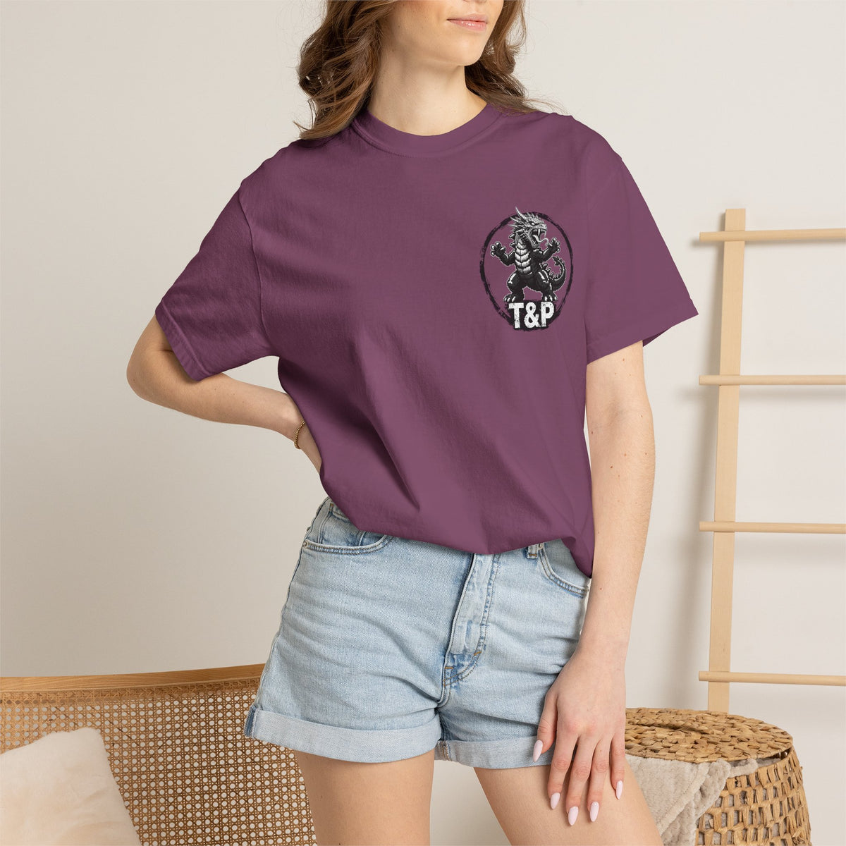 Tooth and Pixel- . "Horns Up, Worries Down" T-Shirt. Wear it to the office BBQ we dare ya!