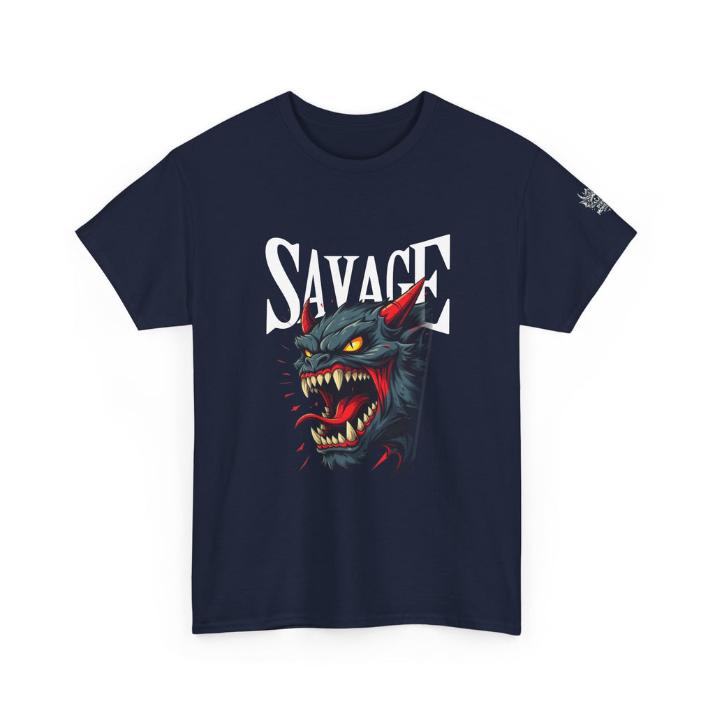 Savage Demon T-Shirt — Fierce Retro Monster Tee