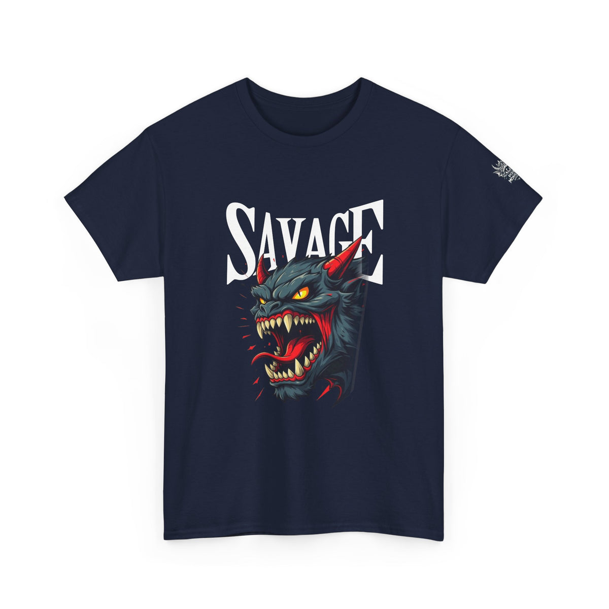 Savage Demon T-Shirt — Fierce Retro Monster Tee