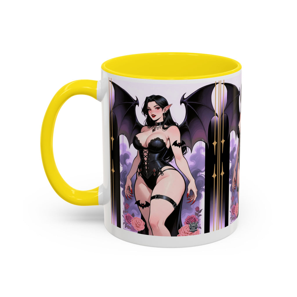 T&P Homeware- Gothic Vampire Queen Accent Coffee Mug — Size 11/15oz- Complete your look today!