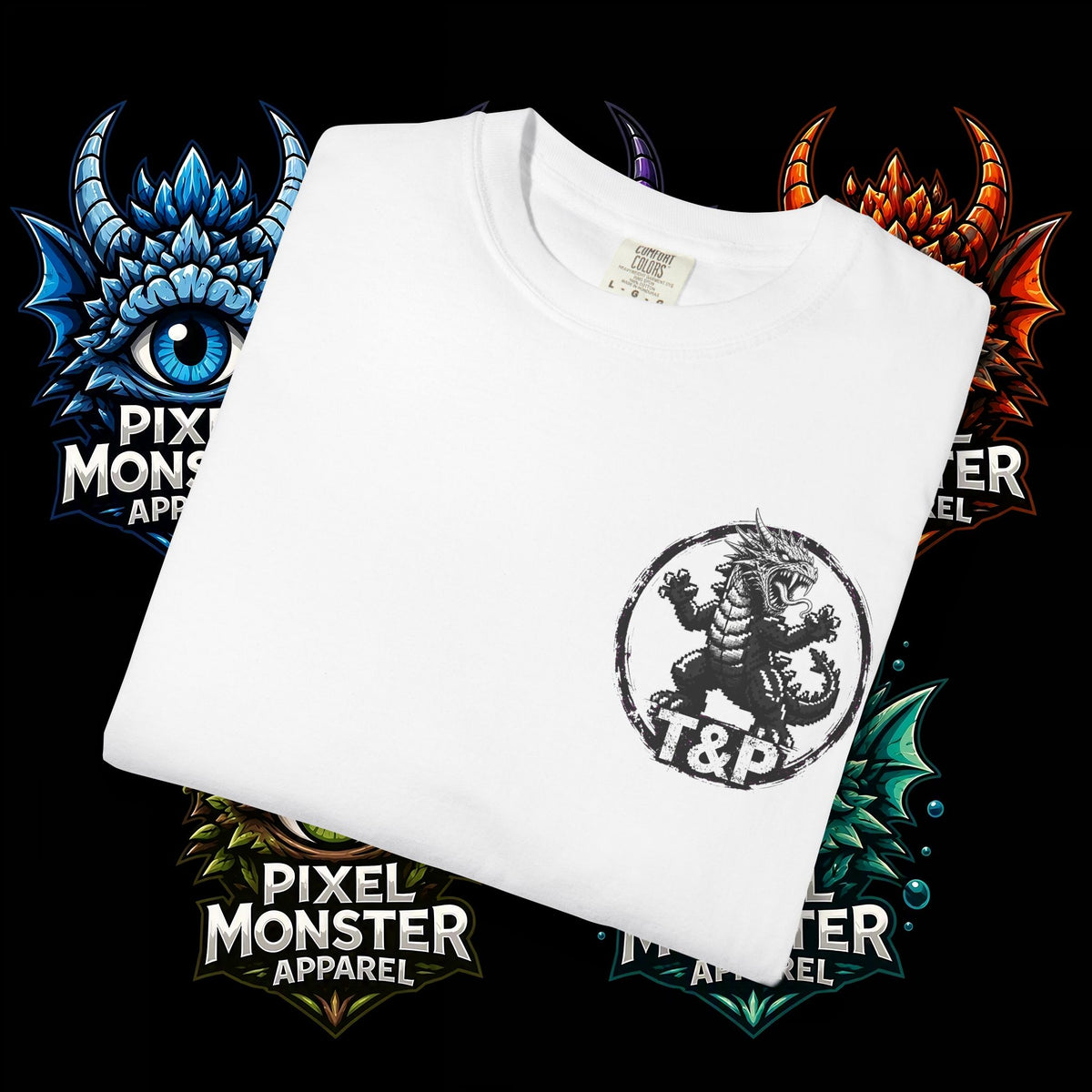 Tooth and Pixel- . "Horns Up, Worries Down" T-Shirt. Wear it to the office BBQ we dare ya!