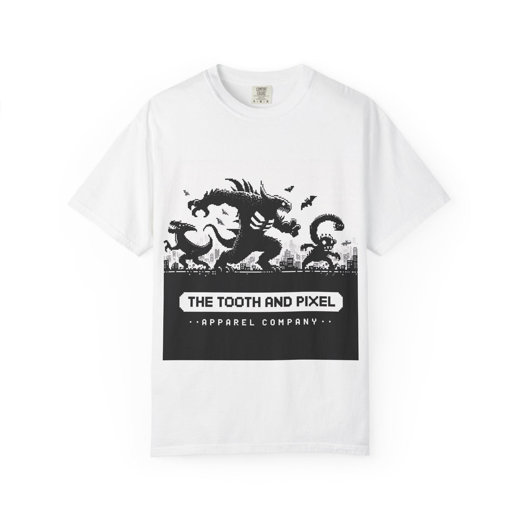 Tooth and Pixel- 'Back to the arcade'— Black and white pixelated battle that will stun all who see!