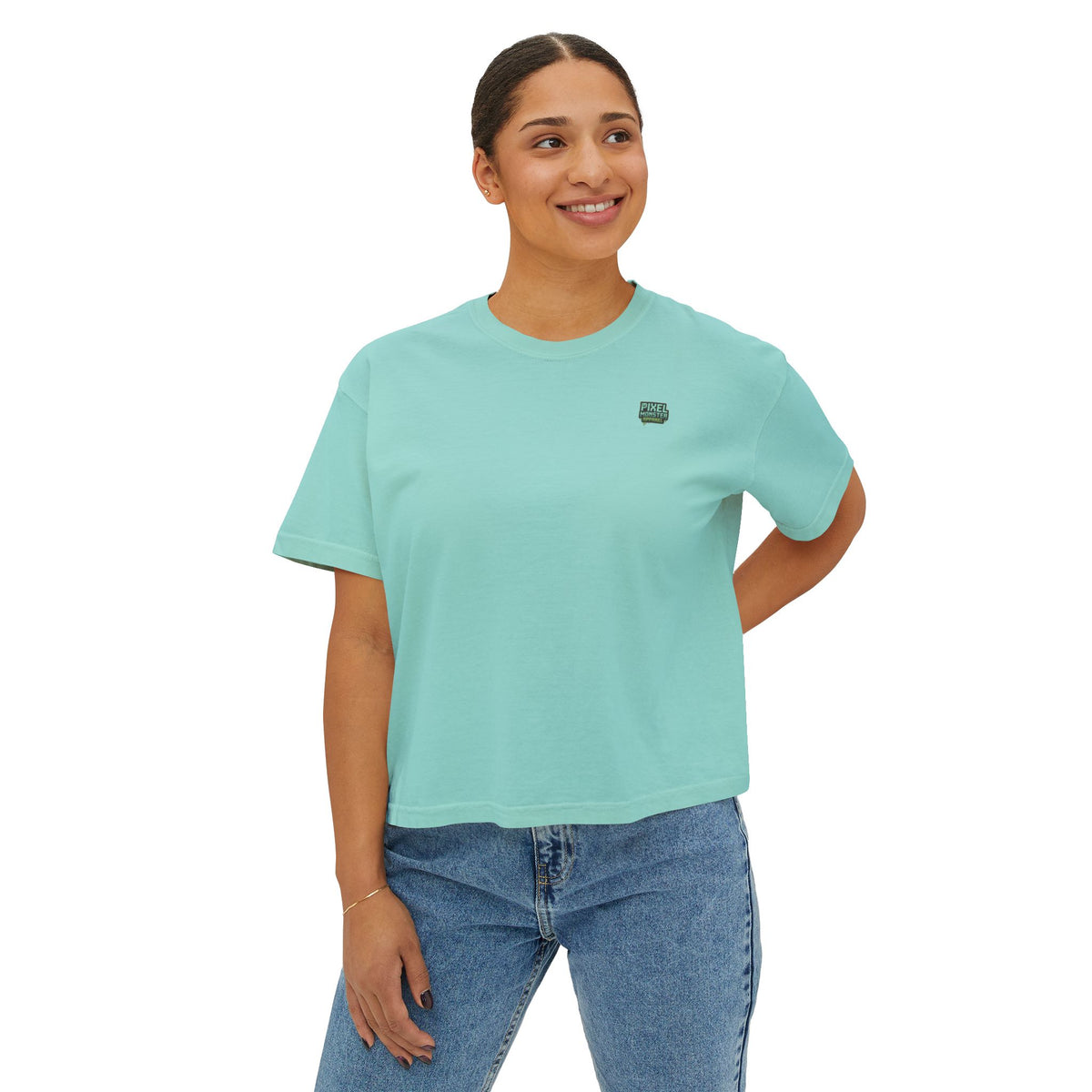 Tooth and Pixel - Beach Cthulhu T-Shirt — "What's Up Beach!" Graphic boxy Tee-Party joke, Hilarious