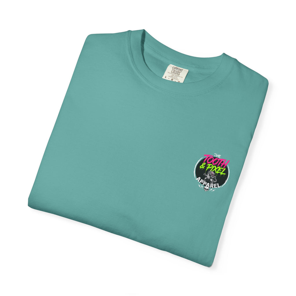 Tooth and Pixel- Monster Flavor Graphic T-Shirt — "Zero Pixelation" Ode to Pixel Monster Design
