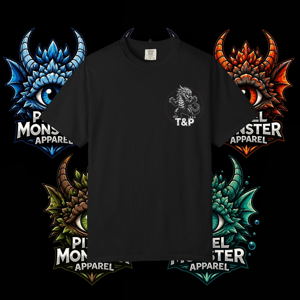 Tooth and Pixel- . "Horns Up, Worries Down" T-Shirt. Wear it to the office BBQ we dare ya!