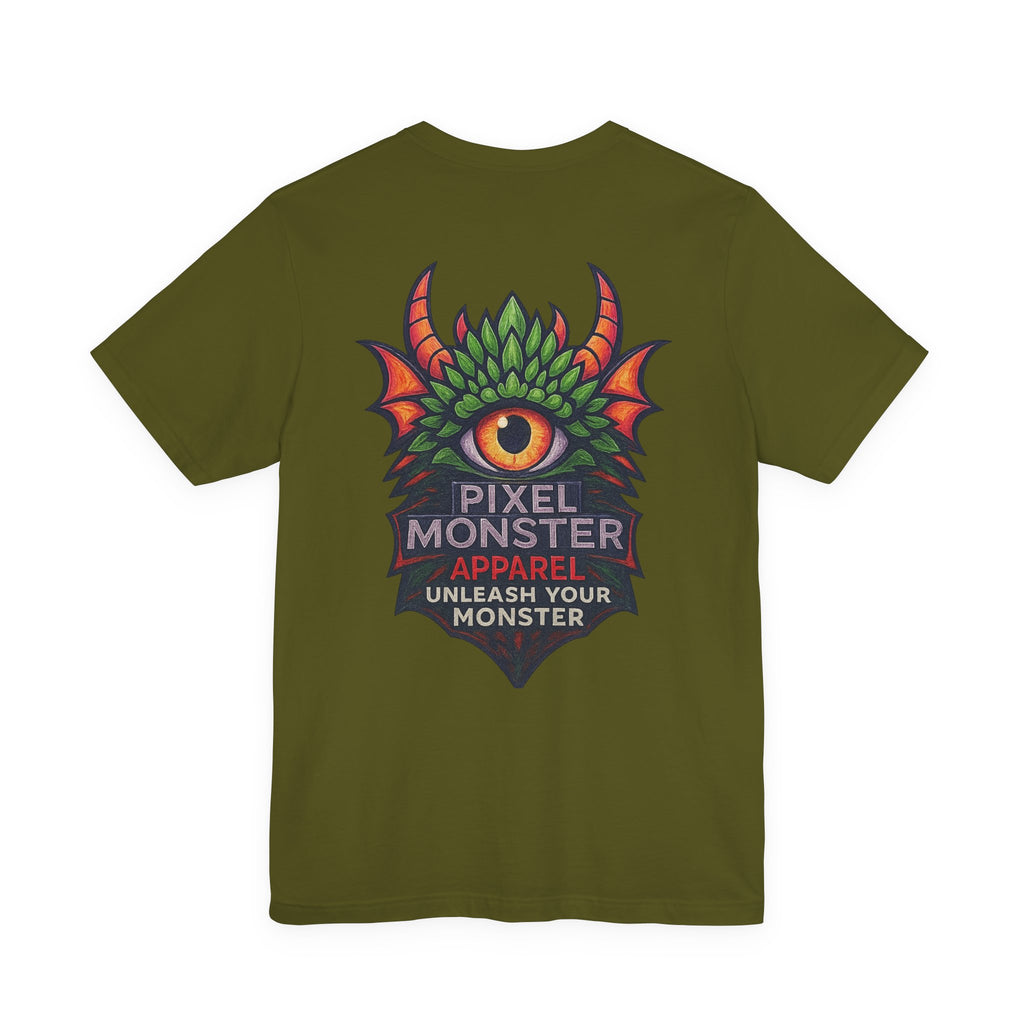 Pixel Monster Apparel "Unleash your own monster"Logo T-Shirt