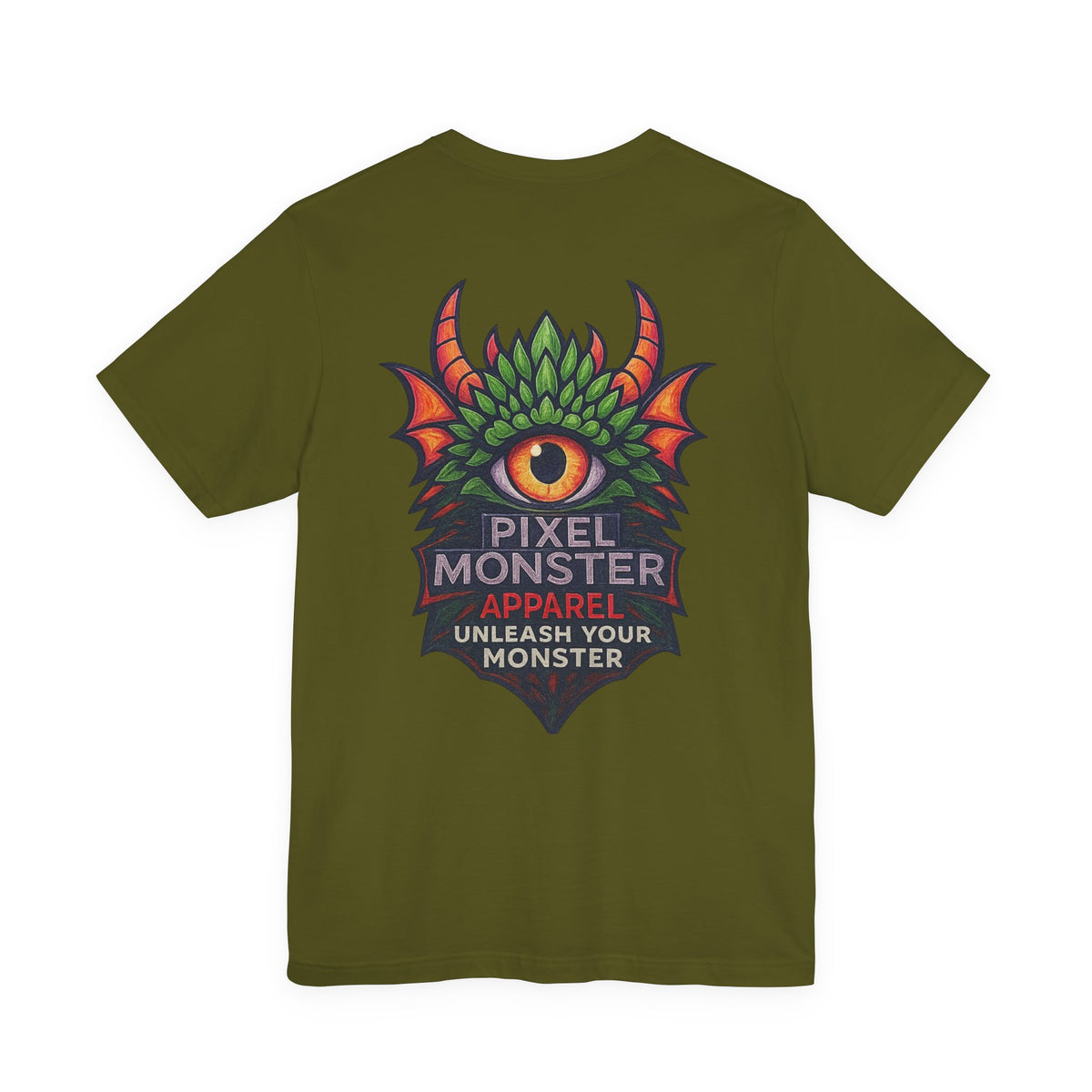 Pixel Monster Apparel "Unleash your own monster"Logo T-Shirt