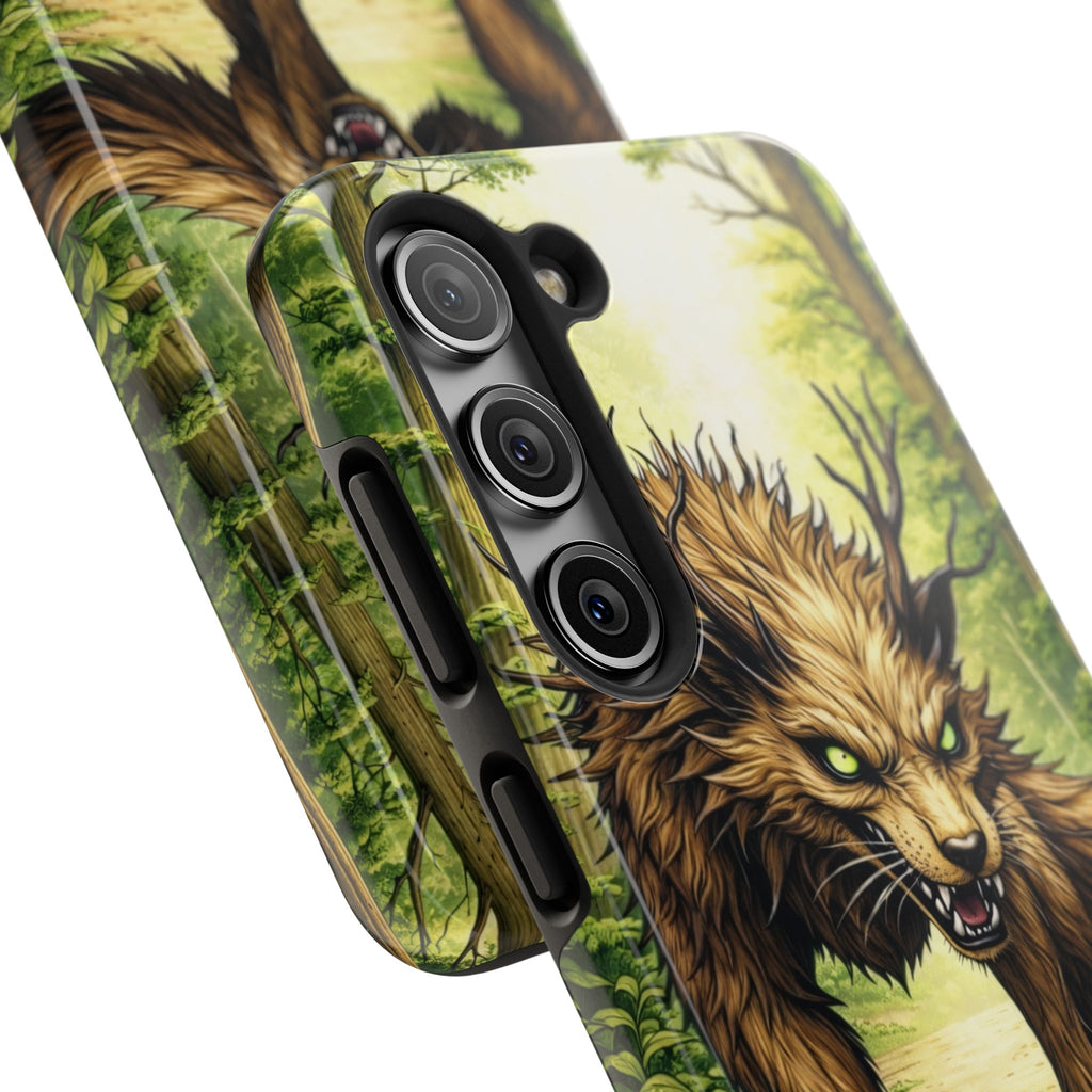 Wolverine vs Serpent Phone Case (Samsung / Iphone) - Rugged Protective Case with Fierce Wolverine Design