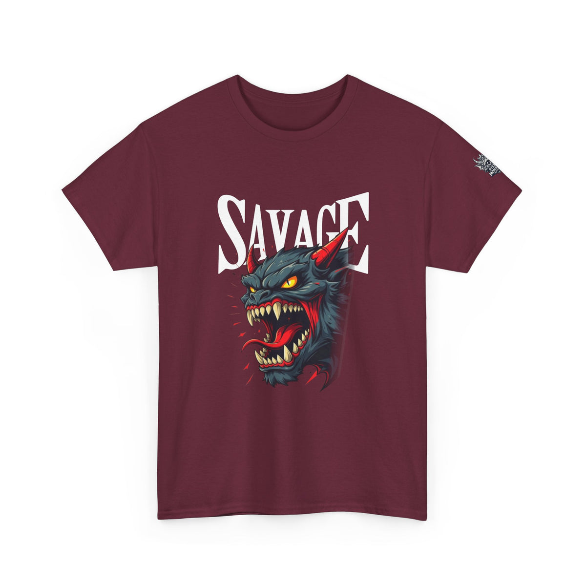 Savage Demon T-Shirt — Fierce Retro Monster Tee