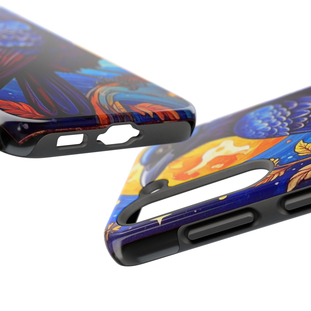 Purple Gothic Raven Phone Case — Moonlight Raven Design
