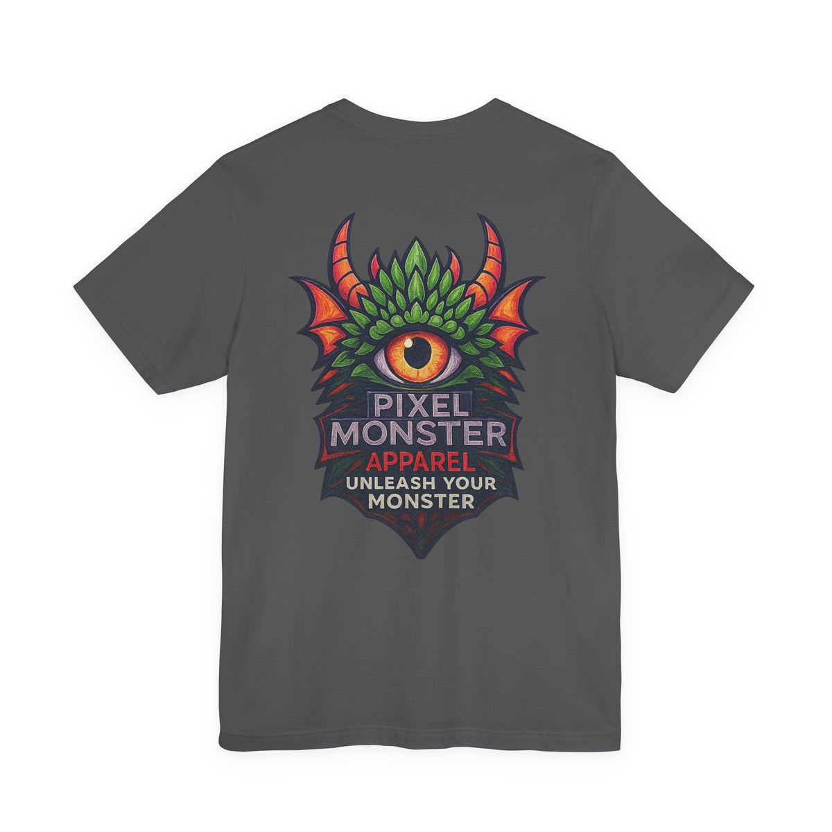 Pixel Monster Apparel "Unleash your own monster"Logo T-Shirt