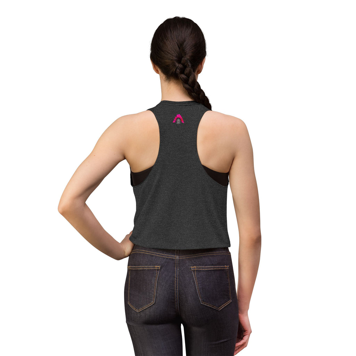 T&P- Funny Whimsical Beach Life Crop Top — Retro Surf Monster Graphic Tank for Summer