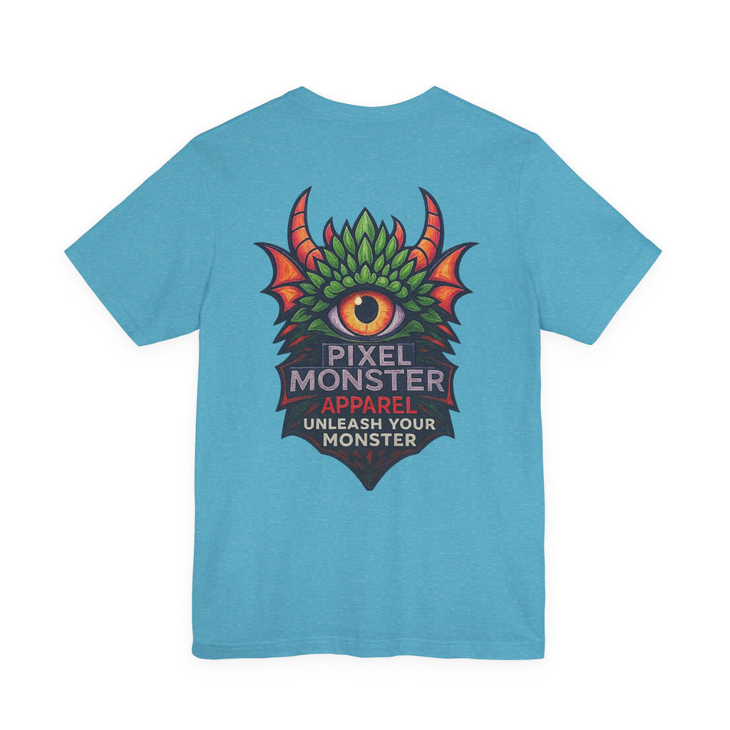 Pixel Monster Apparel "Unleash your own monster"Logo T-Shirt