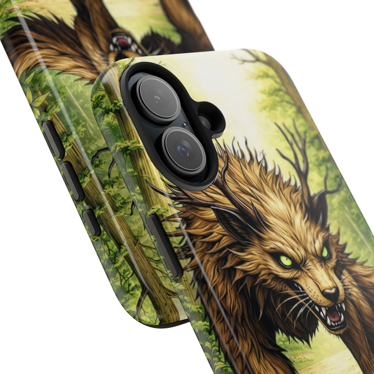 Wolverine vs Serpent Phone Case (Samsung / Iphone) - Rugged Protective Case with Fierce Wolverine Design