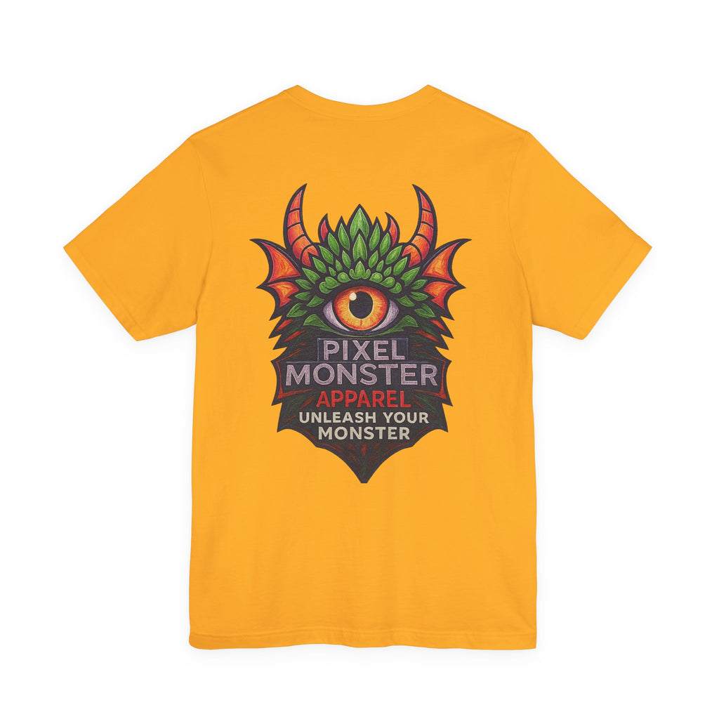Pixel Monster Apparel "Unleash your own monster"Logo T-Shirt