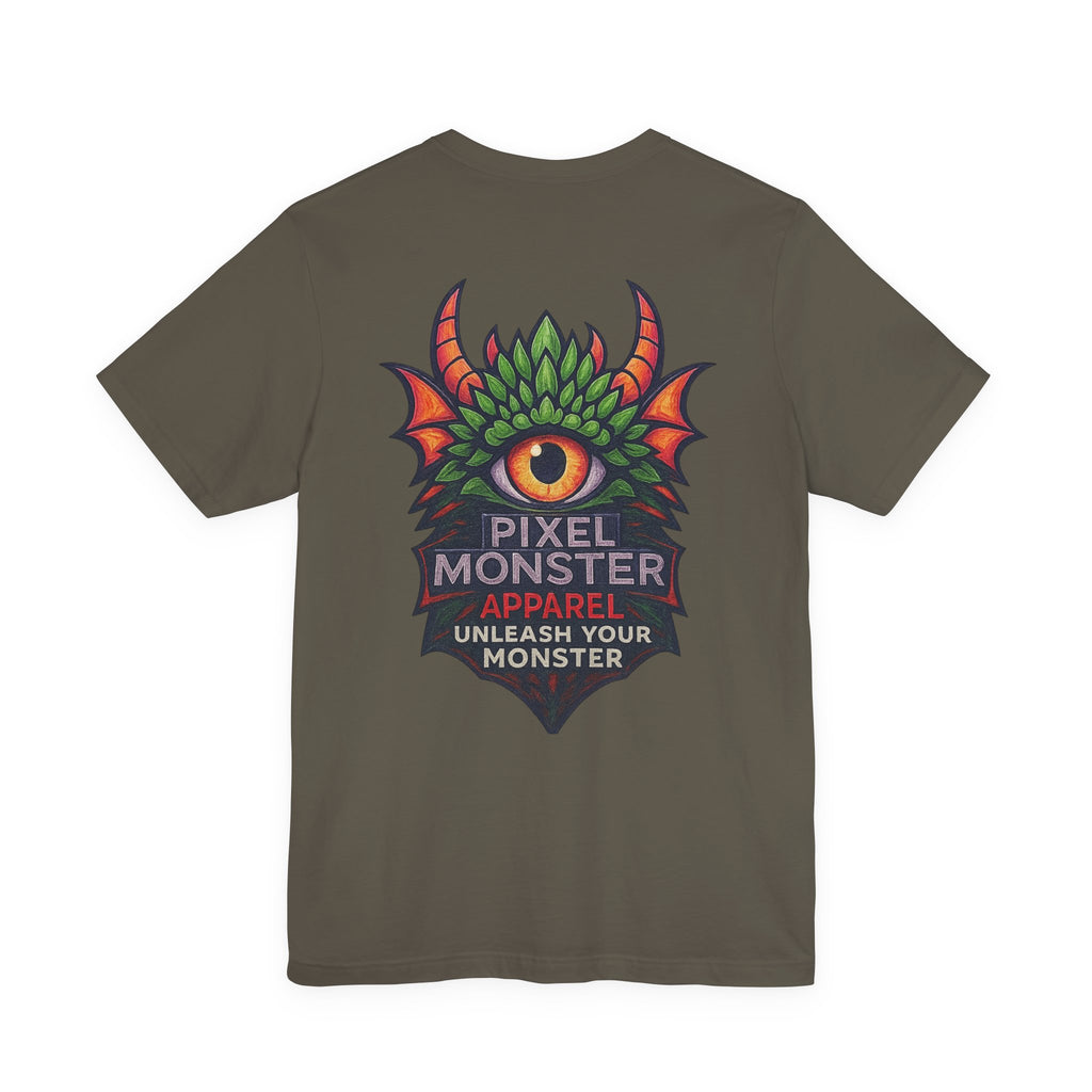 Pixel Monster Apparel "Unleash your own monster"Logo T-Shirt