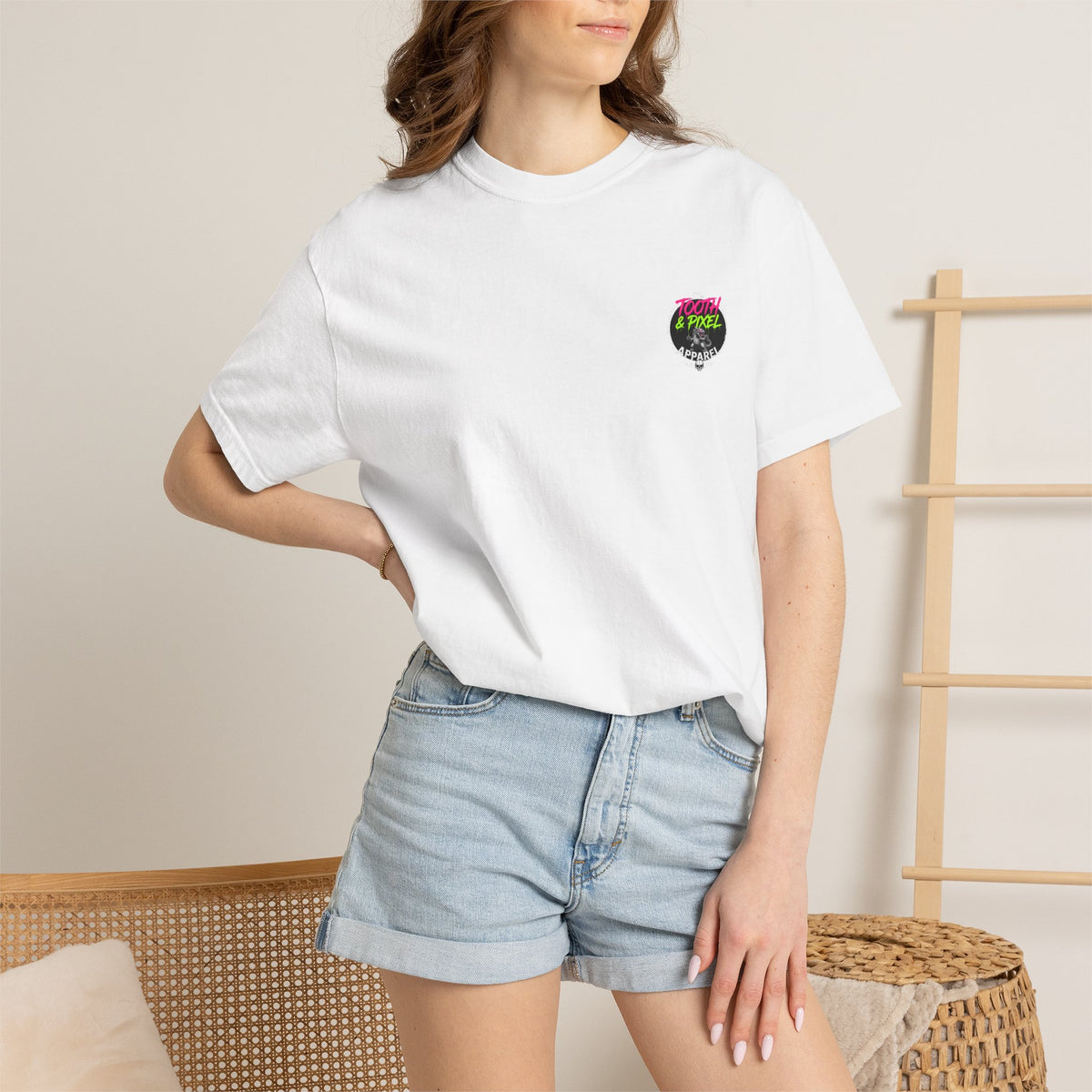 Tooth and Pixel- Monster Flavor Graphic T-Shirt — "Zero Pixelation" Ode to Pixel Monster Design