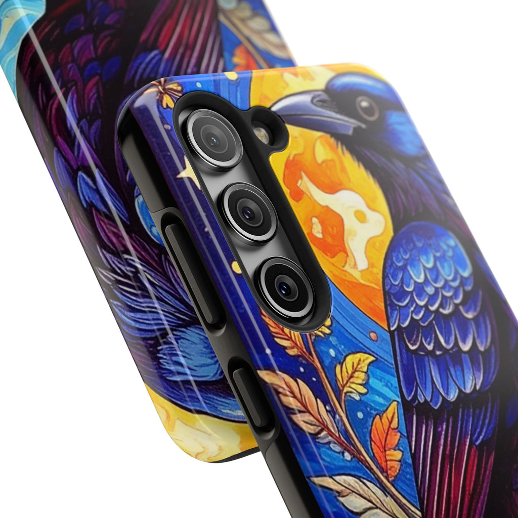 Purple Gothic Raven Phone Case — Moonlight Raven Design