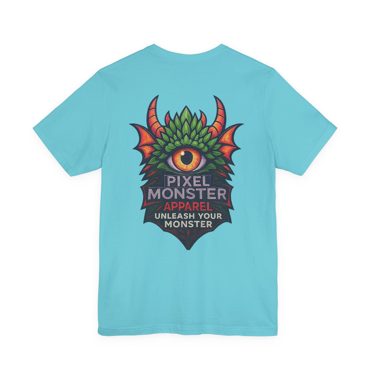 Pixel Monster Apparel "Unleash your own monster"Logo T-Shirt
