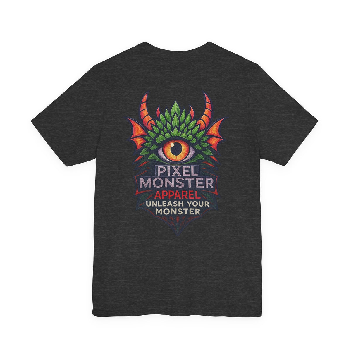 Pixel Monster Apparel "Unleash your own monster"Logo T-Shirt