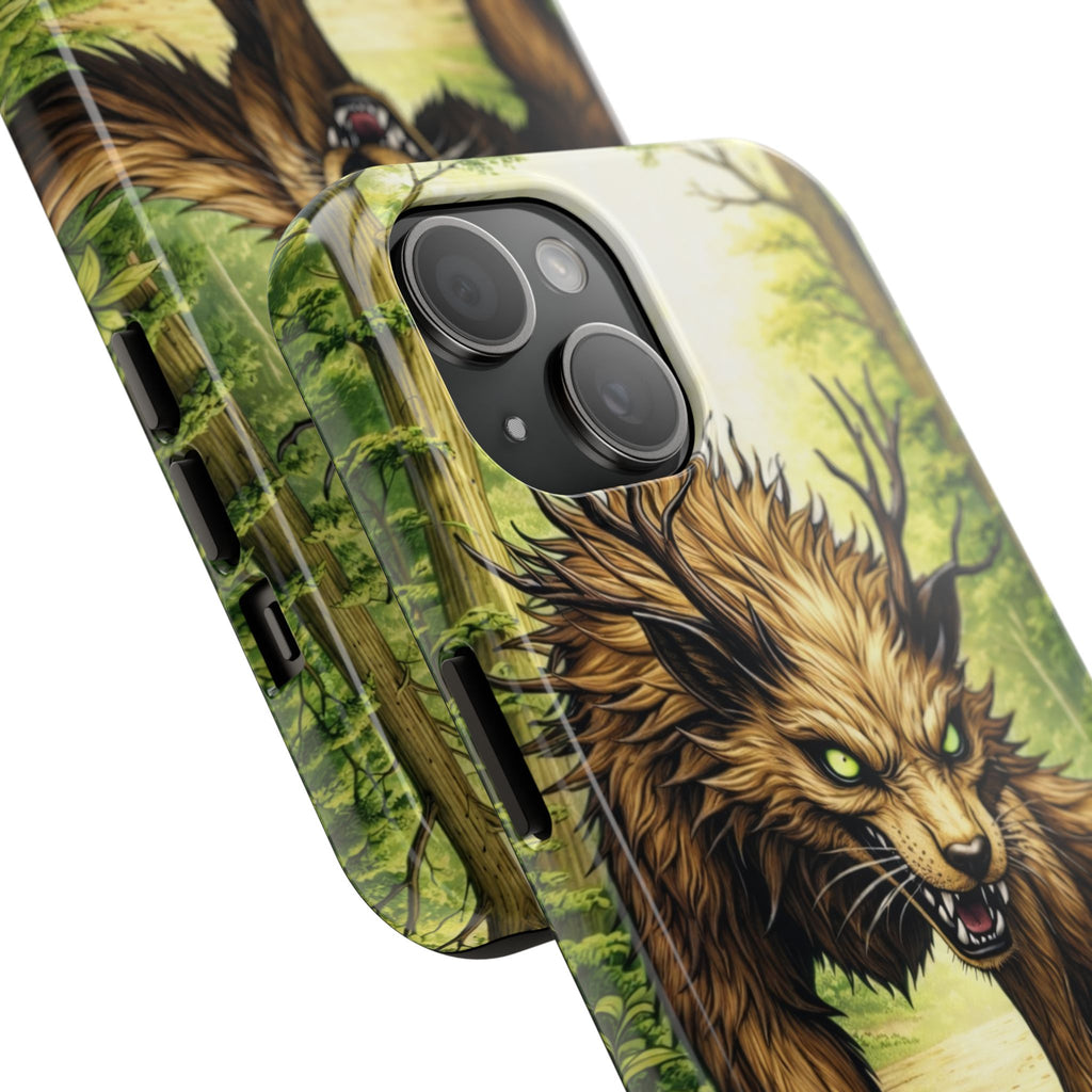 Wolverine vs Serpent Phone Case (Samsung / Iphone) - Rugged Protective Case with Fierce Wolverine Design