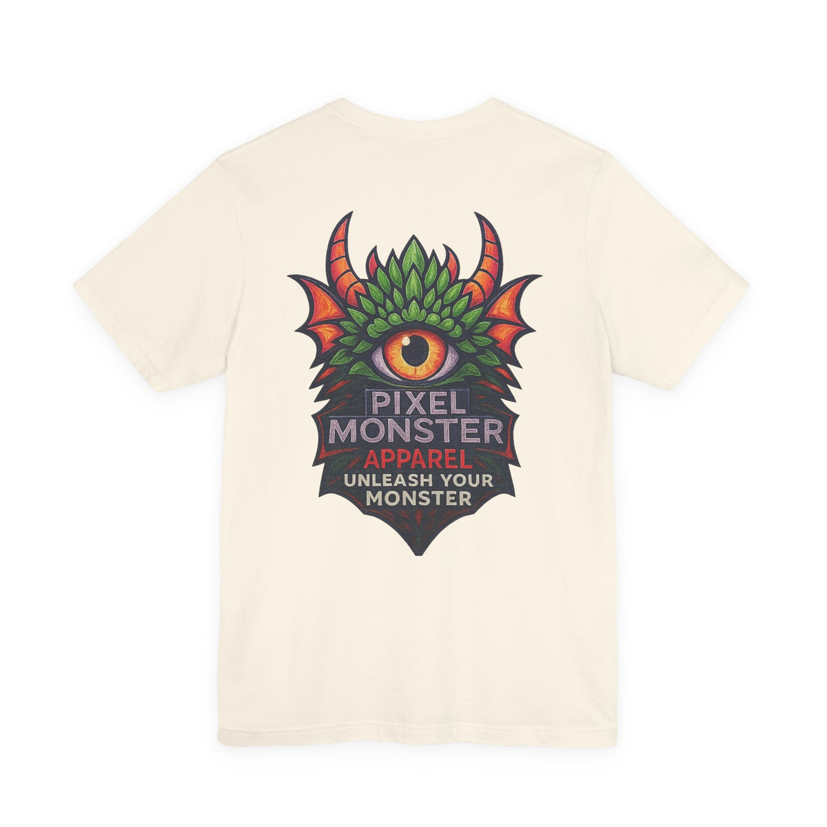 Pixel Monster Apparel "Unleash your own monster"Logo T-Shirt