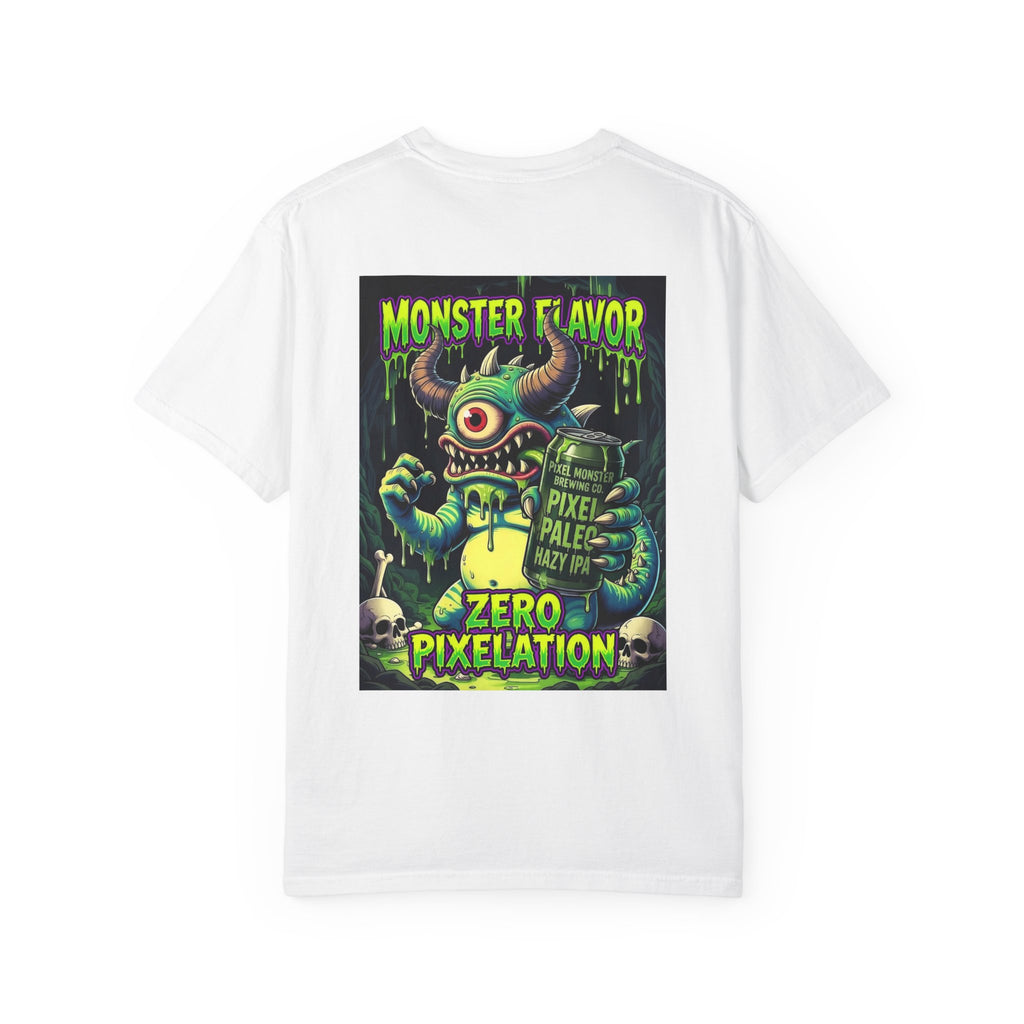 Tooth and Pixel- Monster Flavor Graphic T-Shirt — "Zero Pixelation" Ode to Pixel Monster Design