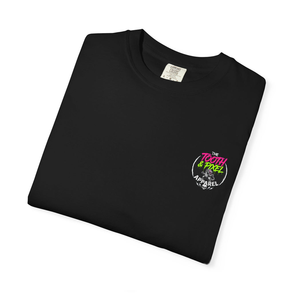 Tooth and Pixel- Monster Flavor Graphic T-Shirt — "Zero Pixelation" Ode to Pixel Monster Design