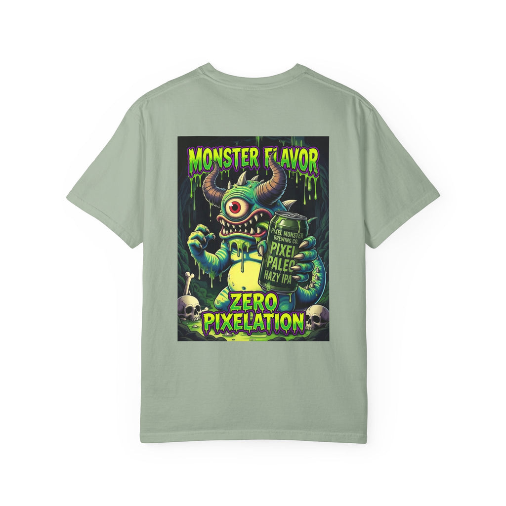 Tooth and Pixel- Monster Flavor Graphic T-Shirt — "Zero Pixelation" Ode to Pixel Monster Design