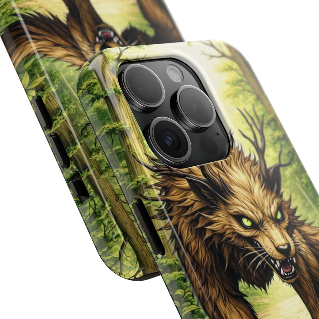 Wolverine vs Serpent Phone Case (Samsung / Iphone) - Rugged Protective Case with Fierce Wolverine Design