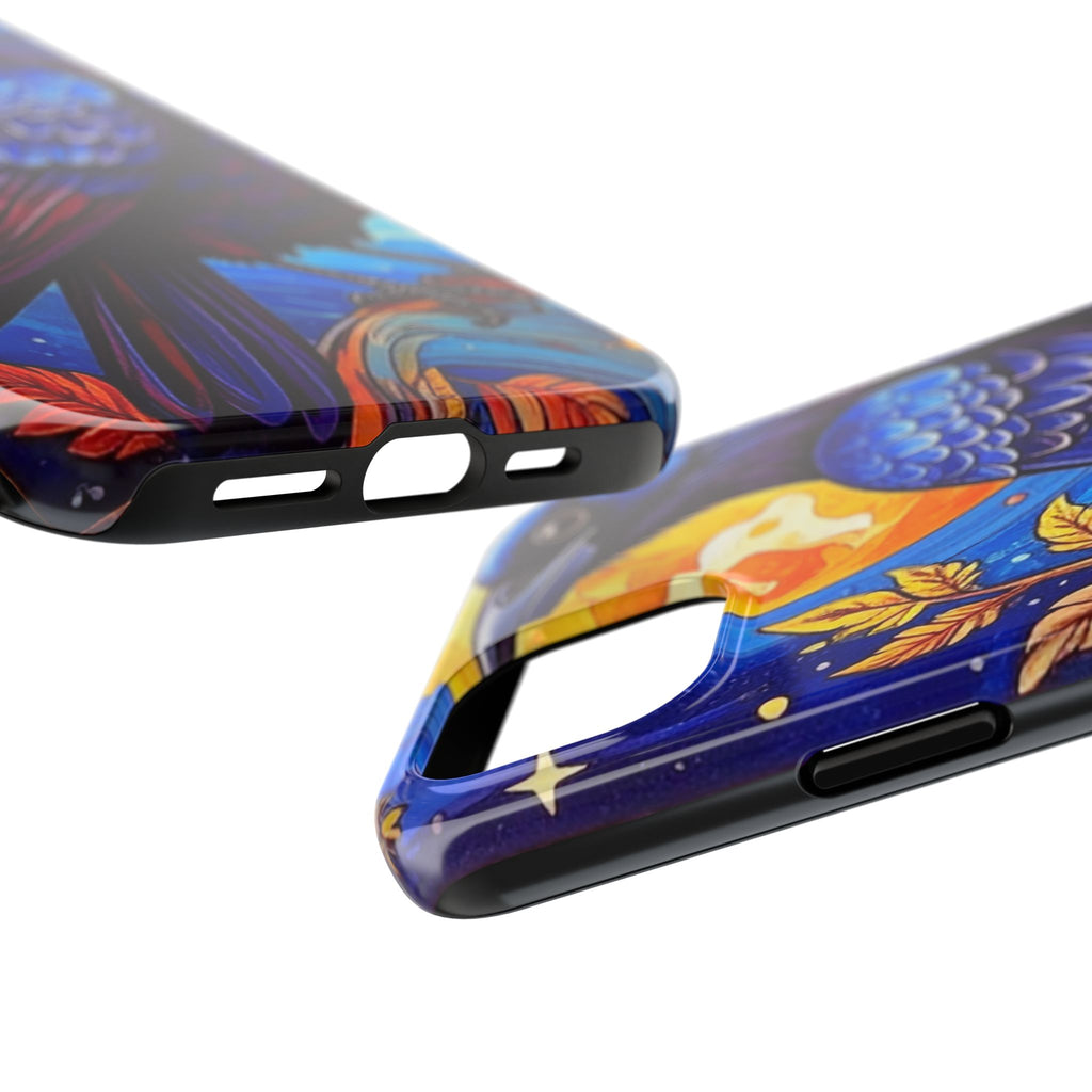 Purple Gothic Raven Phone Case — Moonlight Raven Design