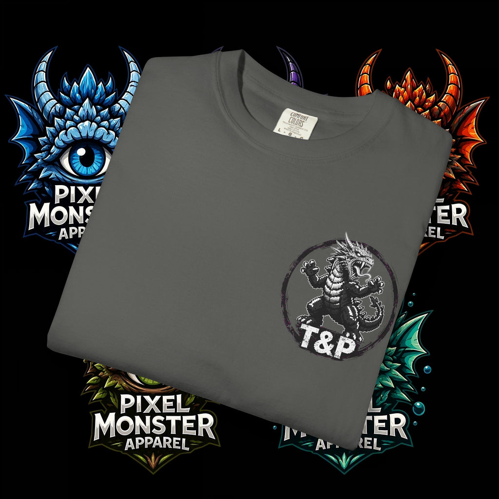Tooth and Pixel- . "Horns Up, Worries Down" T-Shirt. Wear it to the office BBQ we dare ya!