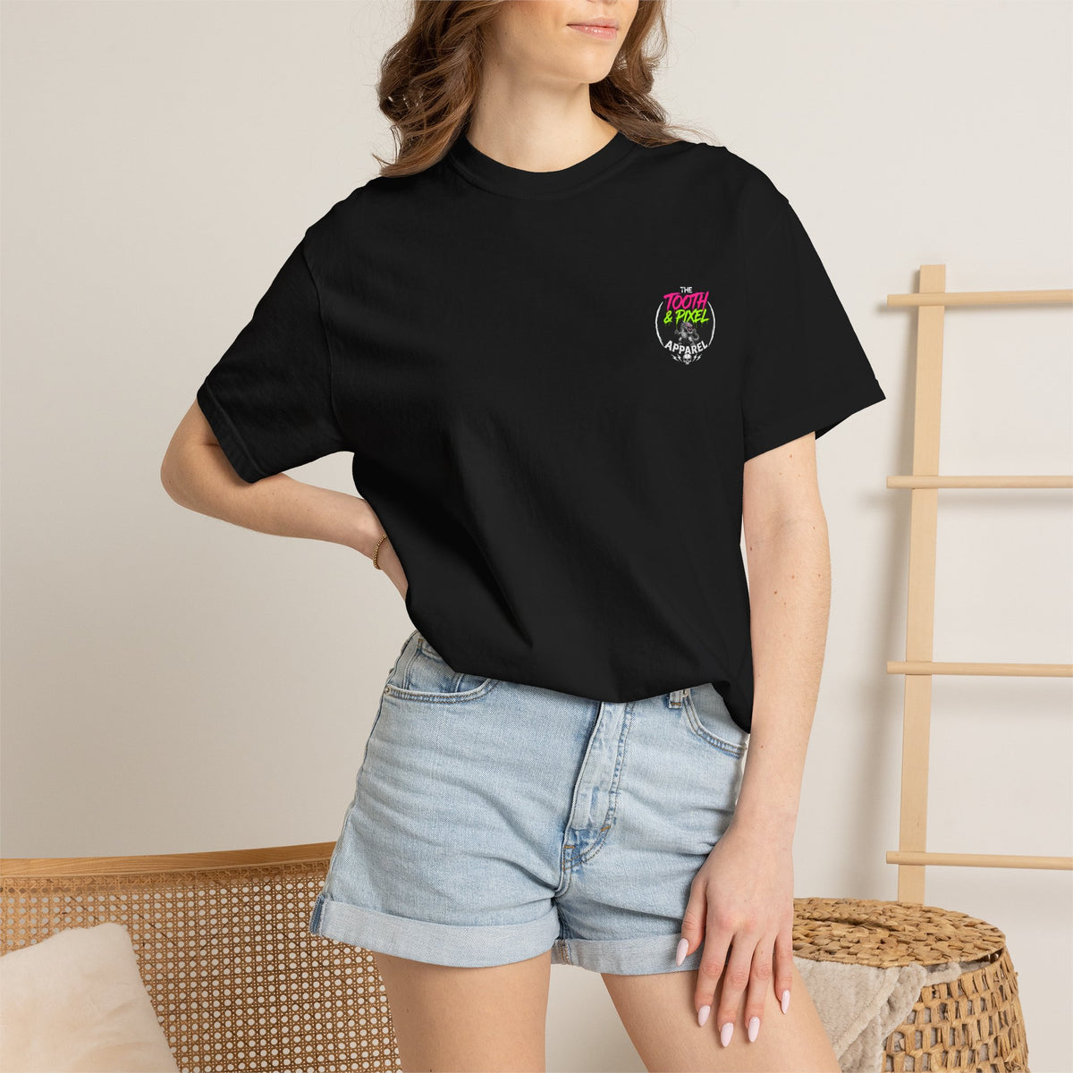 Tooth and Pixel- Monster Flavor Graphic T-Shirt — "Zero Pixelation" Ode to Pixel Monster Design