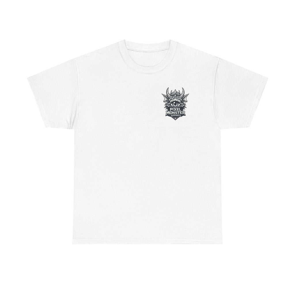 Monster Bite Graphic Tee — Fierce Dragon Back Print
