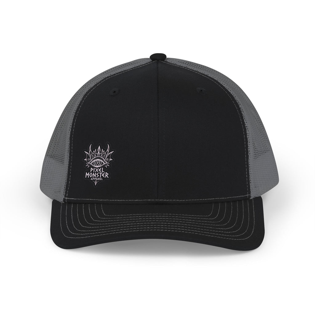 'Pixel Monster' Embroidered Snapback