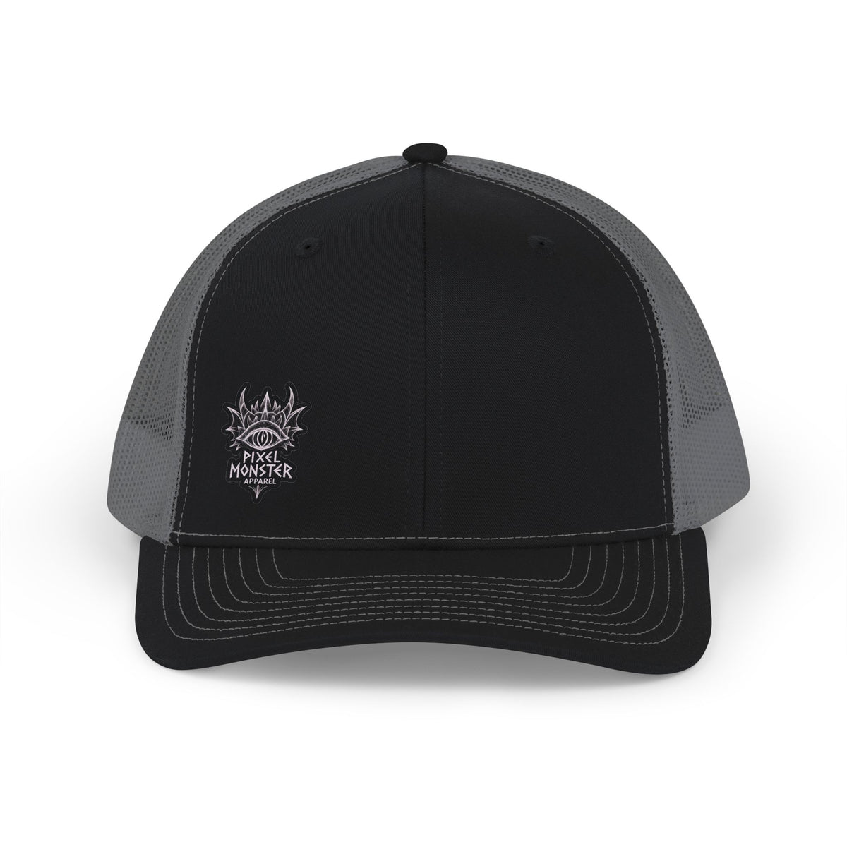 'Pixel Monster' Embroidered Snapback