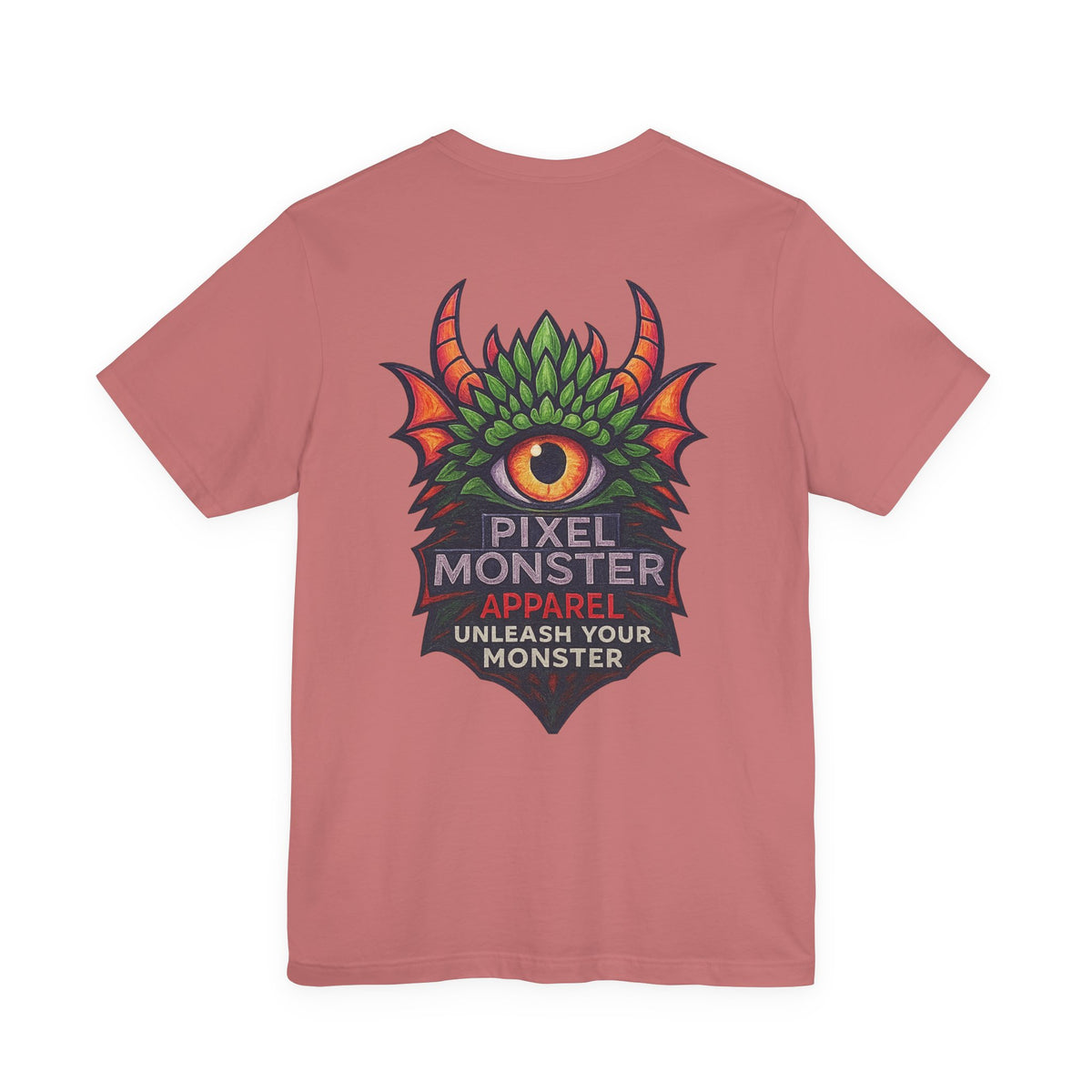 Pixel Monster Apparel "Unleash your own monster"Logo T-Shirt