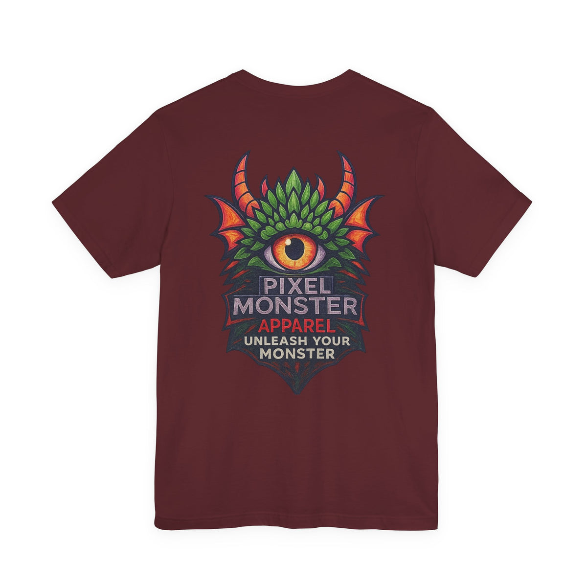 Pixel Monster Apparel "Unleash your own monster"Logo T-Shirt