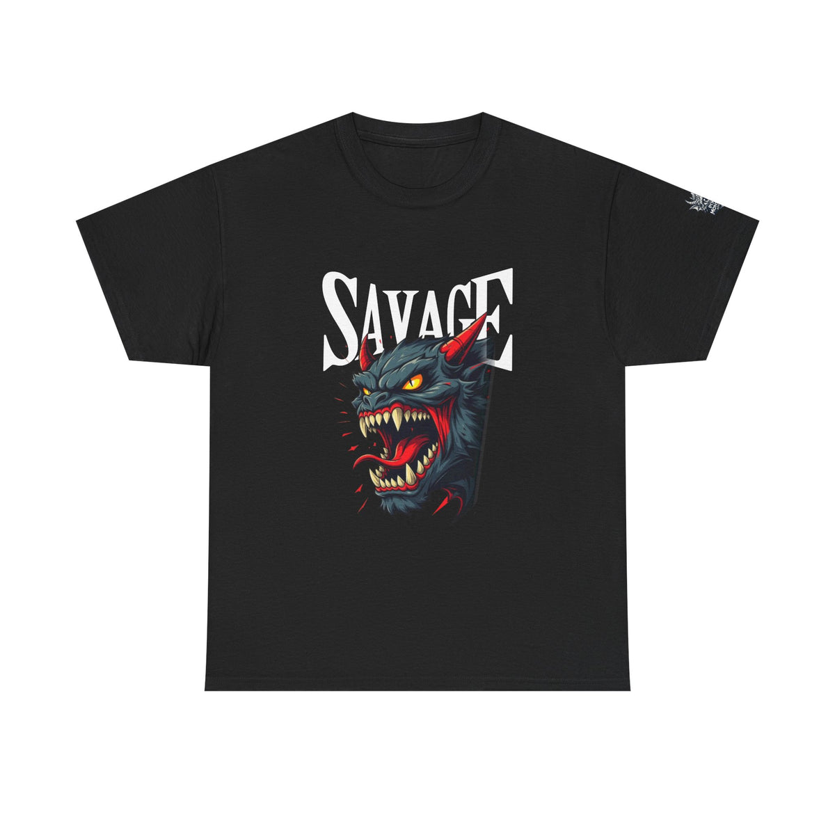 Savage Demon T-Shirt — Fierce Retro Monster Tee