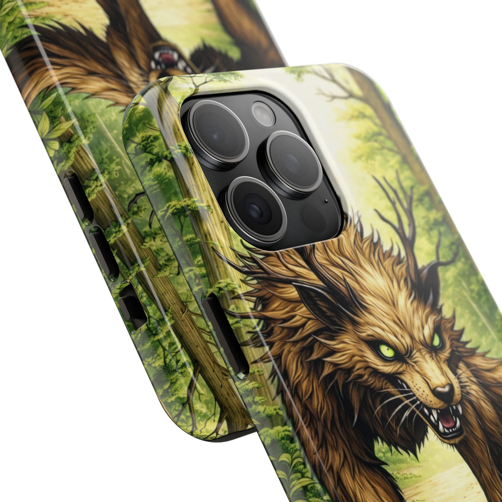 Wolverine vs Serpent Phone Case (Samsung / Iphone) - Rugged Protective Case with Fierce Wolverine Design