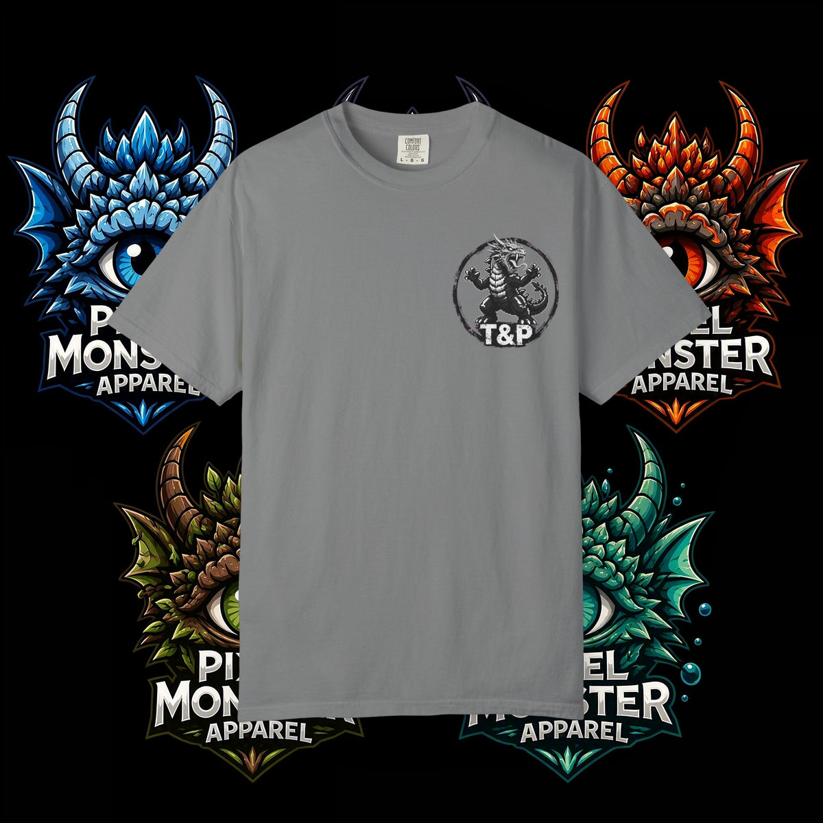 Tooth and Pixel- . "Horns Up, Worries Down" T-Shirt. Wear it to the office BBQ we dare ya!