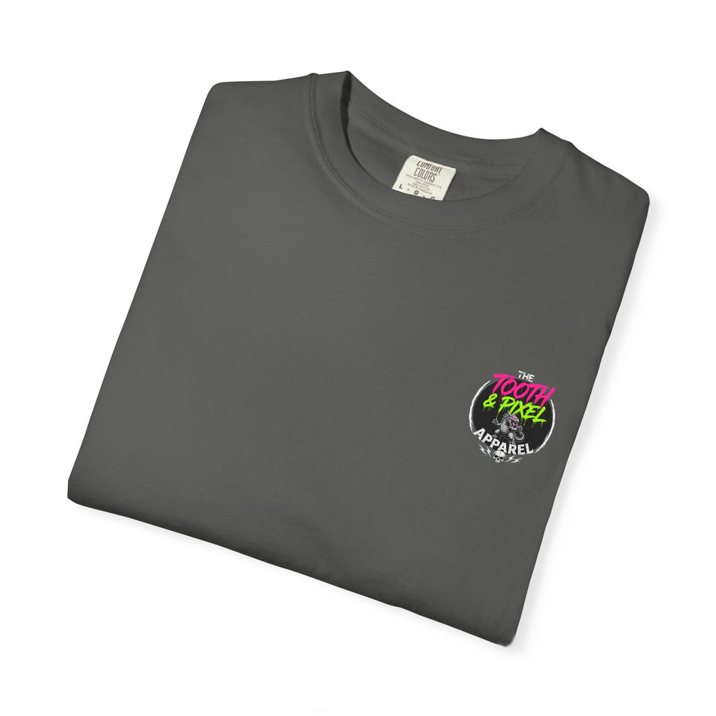 Tooth and Pixel- Monster Flavor Graphic T-Shirt — "Zero Pixelation" Ode to Pixel Monster Design