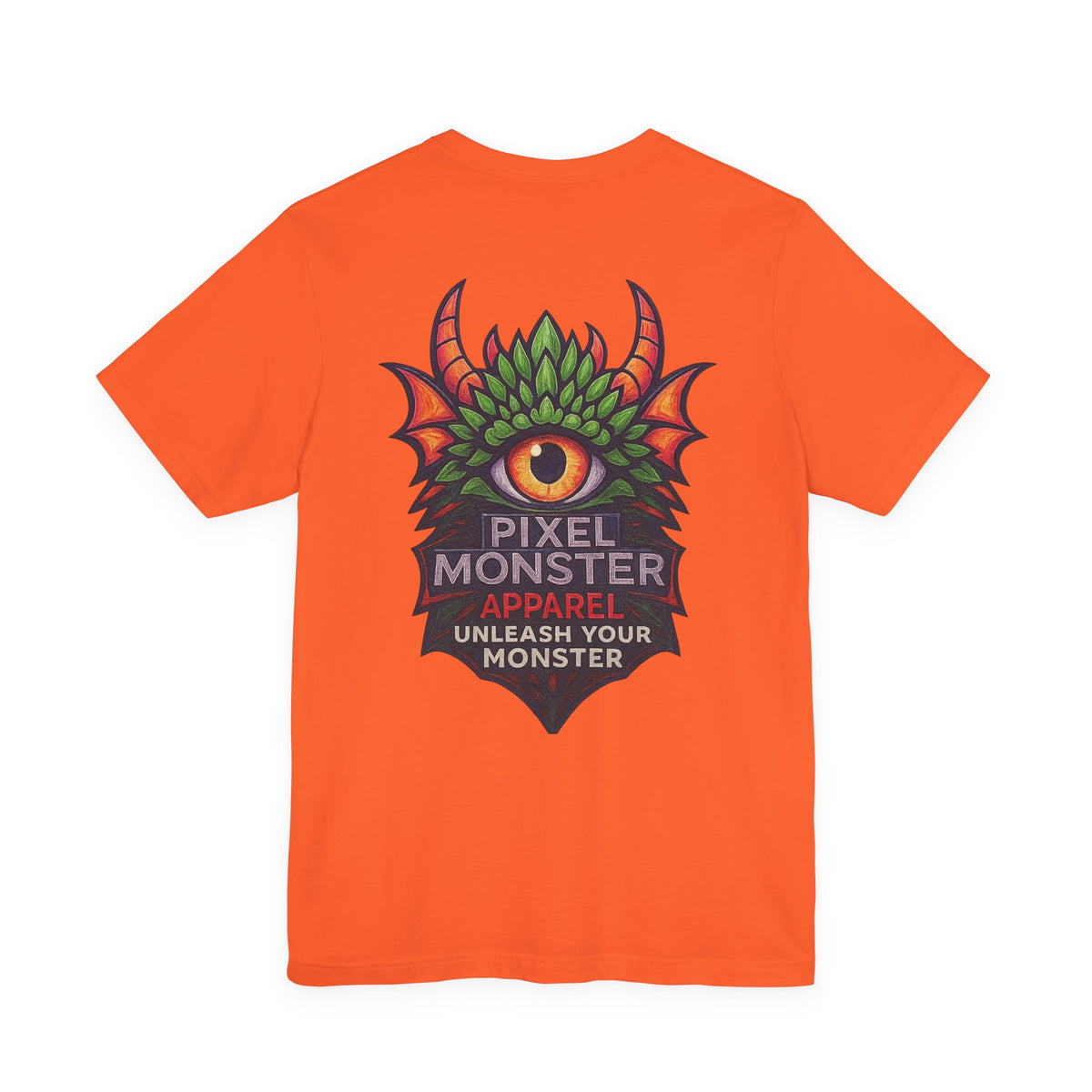 Pixel Monster Apparel "Unleash your own monster"Logo T-Shirt