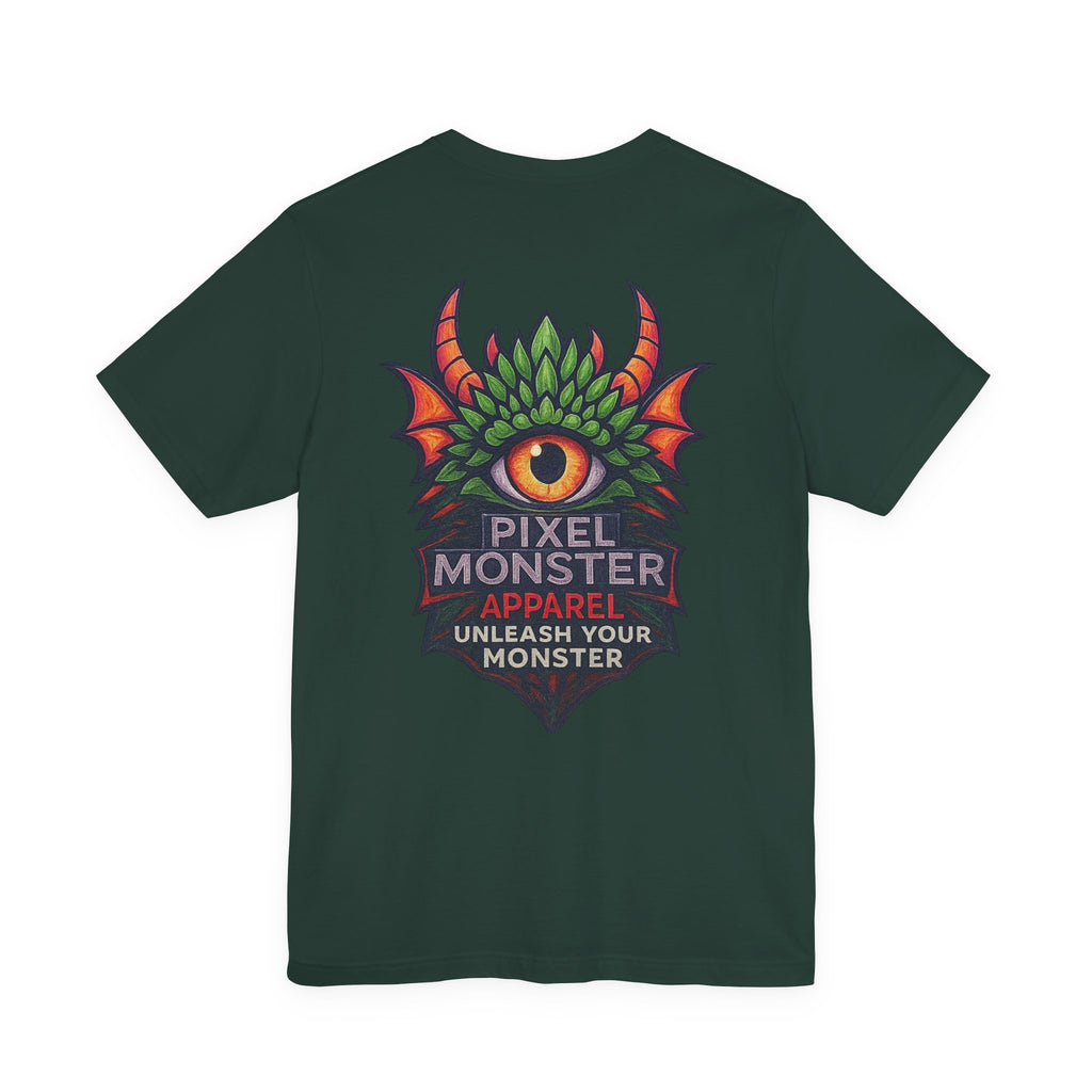 Pixel Monster Apparel "Unleash your own monster"Logo T-Shirt