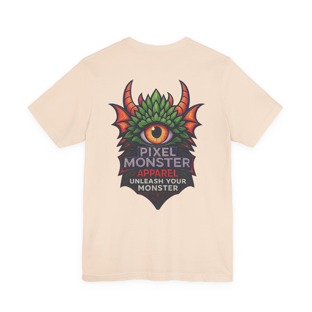 Pixel Monster Apparel "Unleash your own monster"Logo T-Shirt