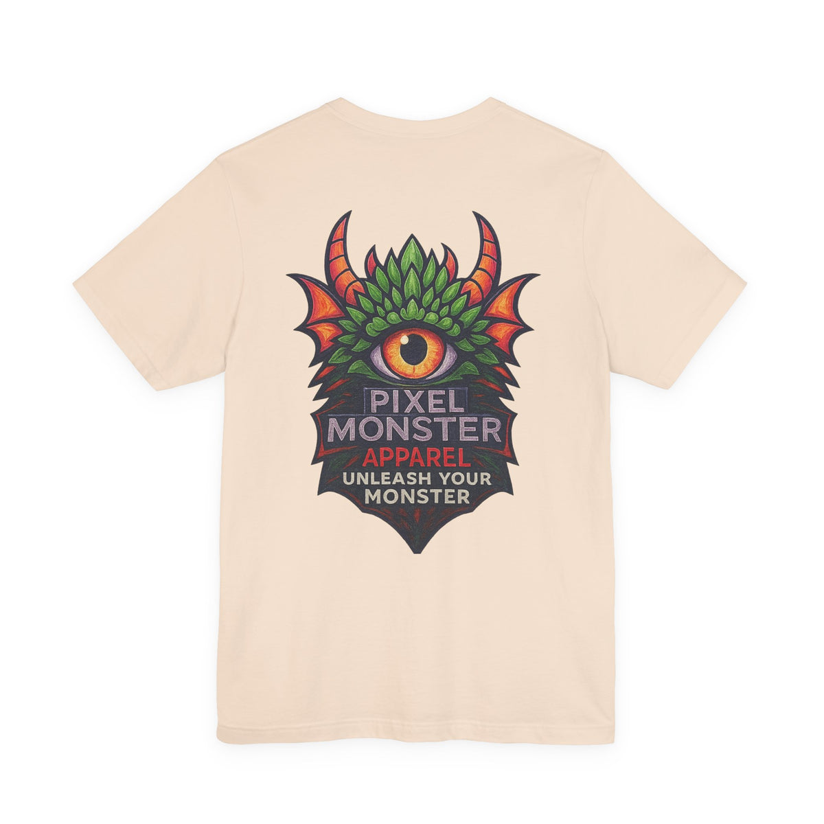 Pixel Monster Apparel "Unleash your own monster"Logo T-Shirt