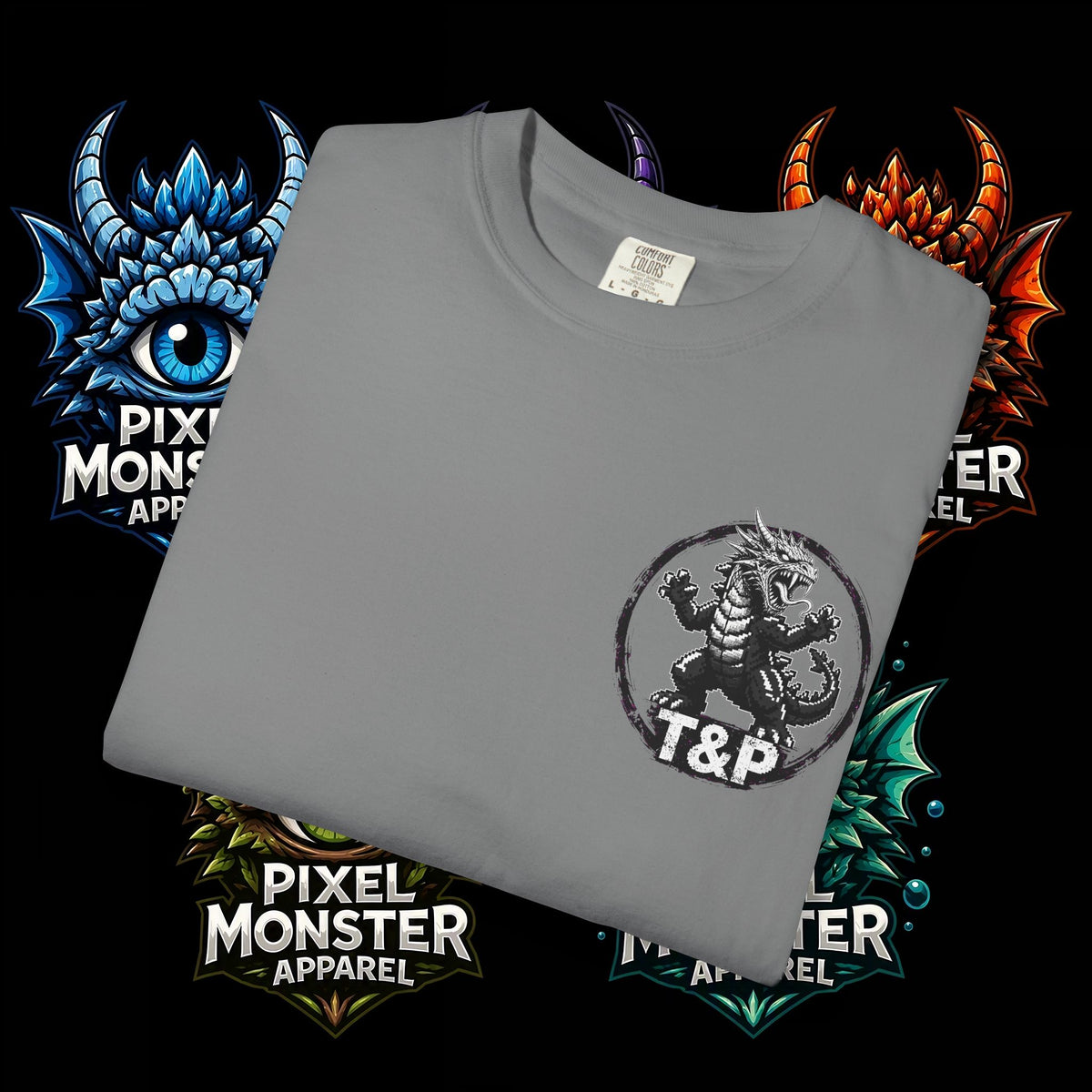 Tooth and Pixel- . "Horns Up, Worries Down" T-Shirt. Wear it to the office BBQ we dare ya!