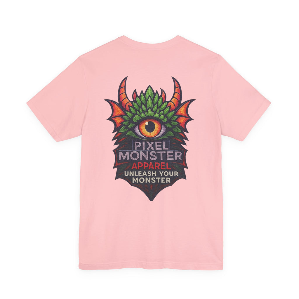 Pixel Monster Apparel "Unleash your own monster"Logo T-Shirt