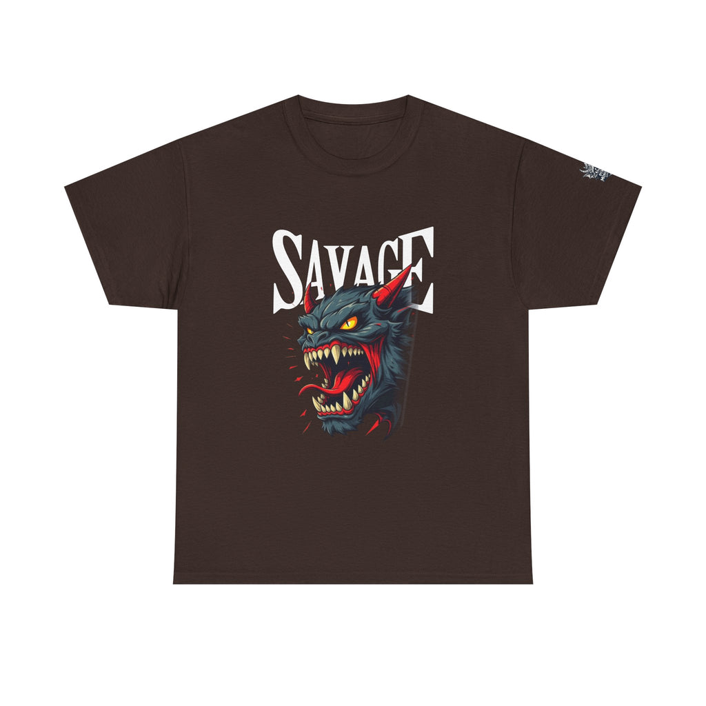 Savage Demon T-Shirt — Fierce Retro Monster Tee