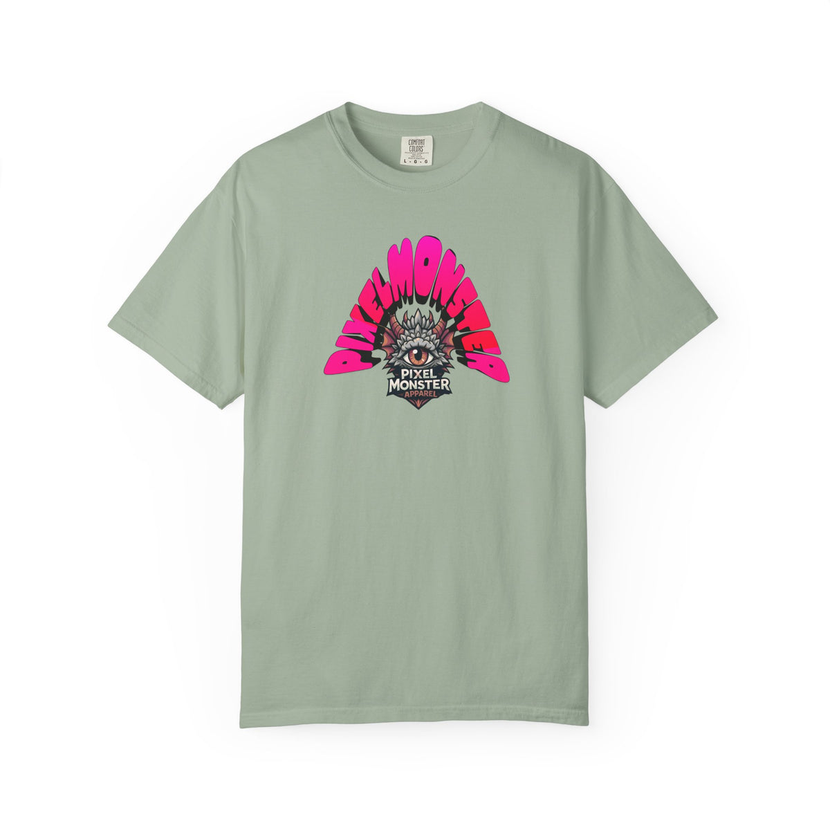Tooth and Pixel- Funny Whimsical Beach Life T-Shirt — Retro Monster Surf Graphic Tee